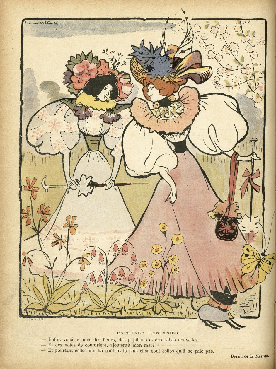 Ilustrace v Le Rire od Lucien Metivet