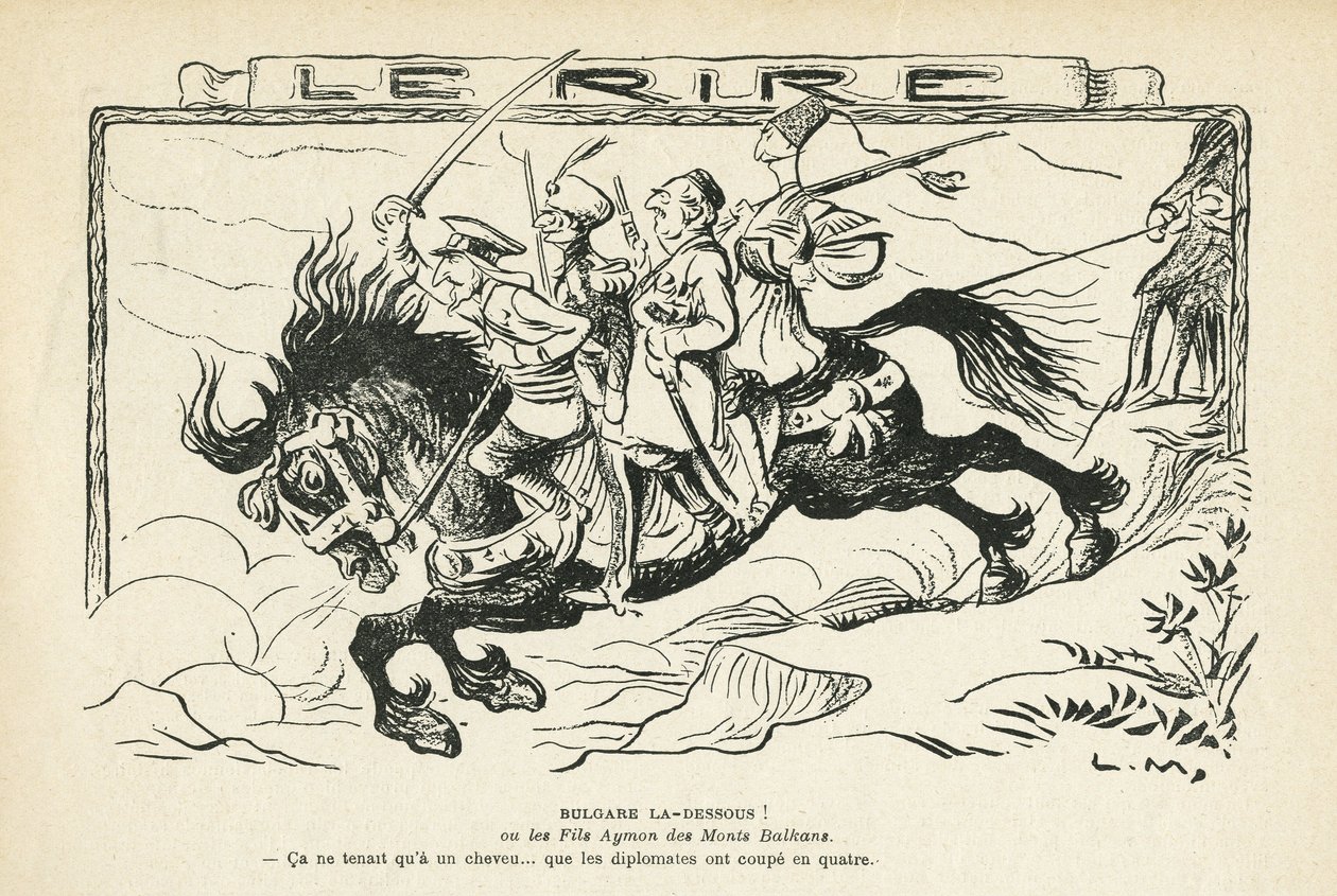Ilustrace v Le Rire od Lucien Metivet