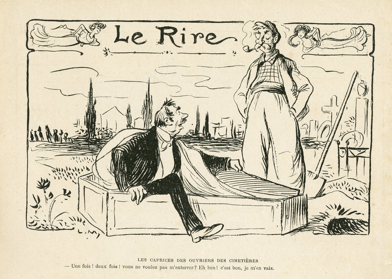 Ilustrace v Le Rire od Lucien Metivet