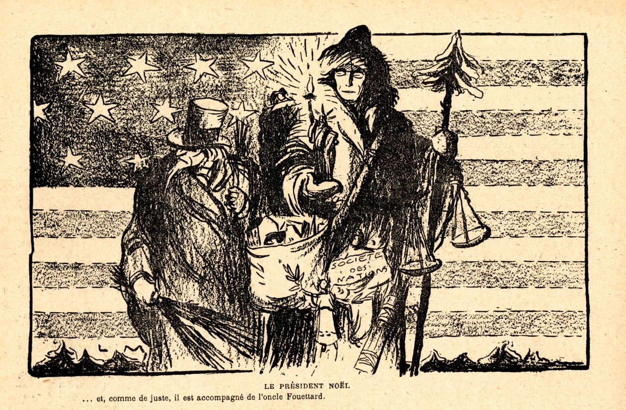 Le Rire rouge, satirický v B&W od Lucien Metivet