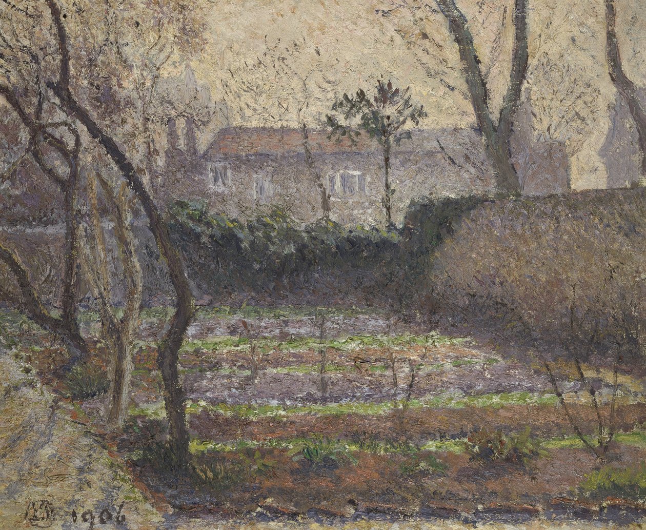 Hoar Frost, Chiswick, 1906 od Lucien Pissarro