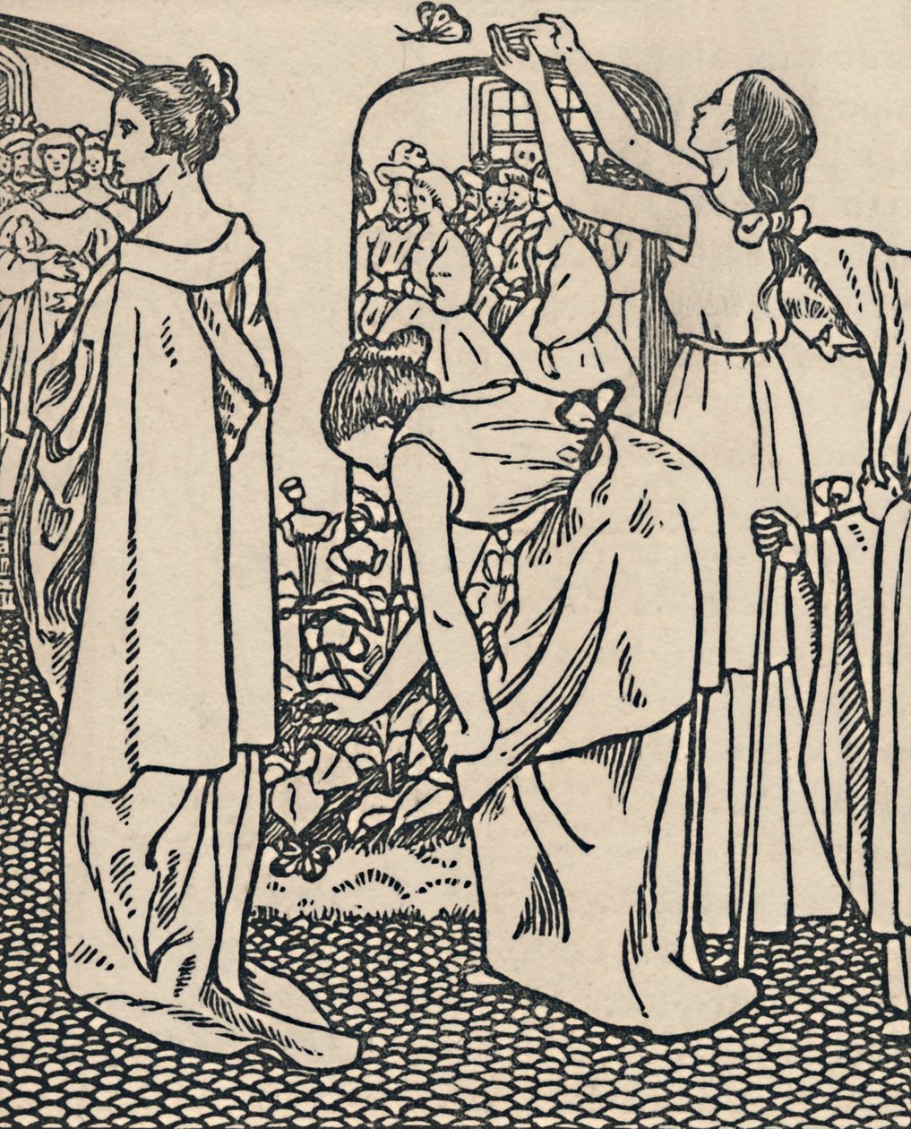 La Belle Au Bois Dormant, 1919 od Lucien Pissarro