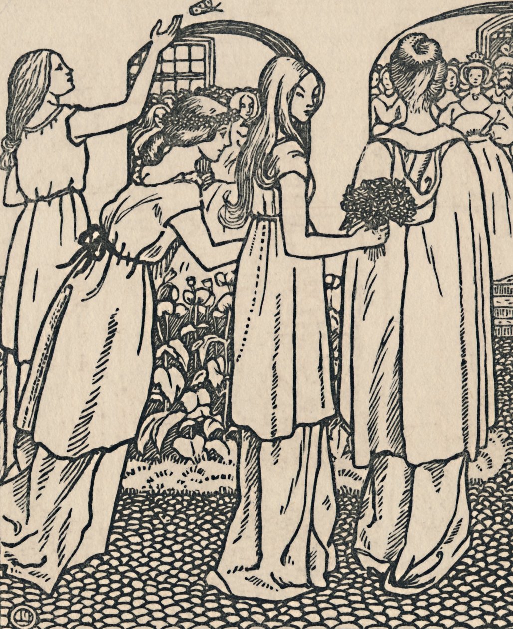 Šípková Růženka, 1919 od Lucien Pissarro