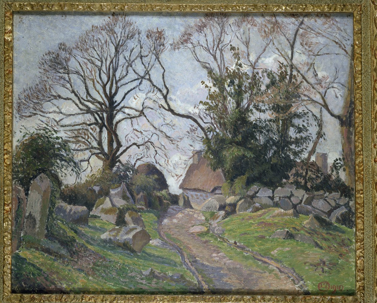 Poulfenc v Rieci, 1910 od Lucien Pissarro