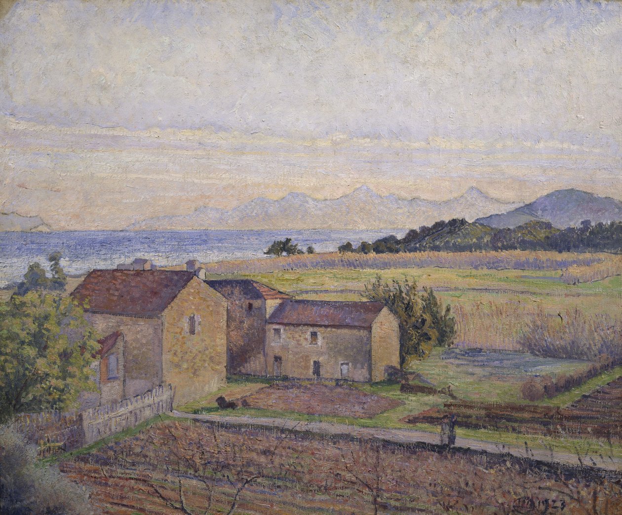 Rade de Bormes od Lucien Pissarro