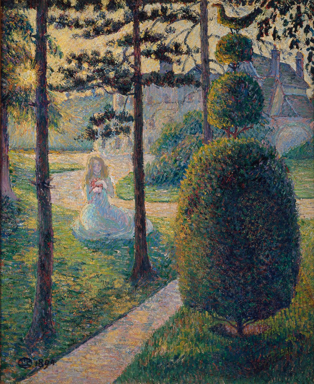 Víla, 1894 od Lucien Pissarro