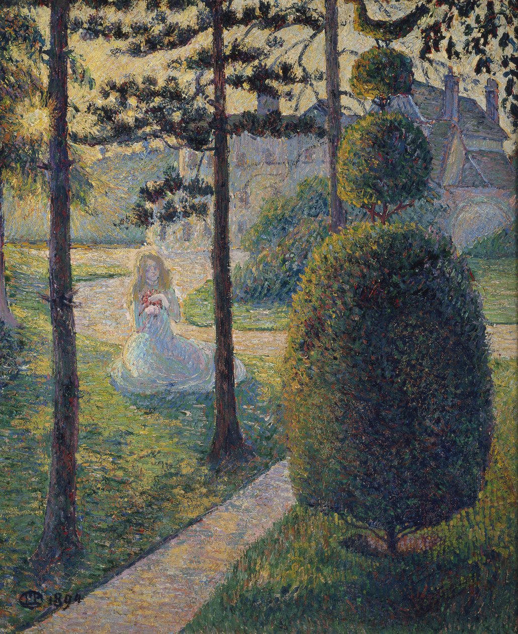 Víla, 1894 od Lucien Pissarro