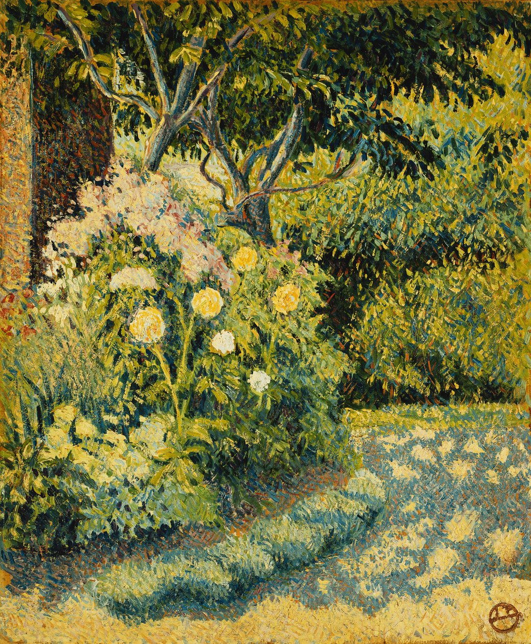 Zahradní cesta; Pocit zahrady od Lucien Pissarro