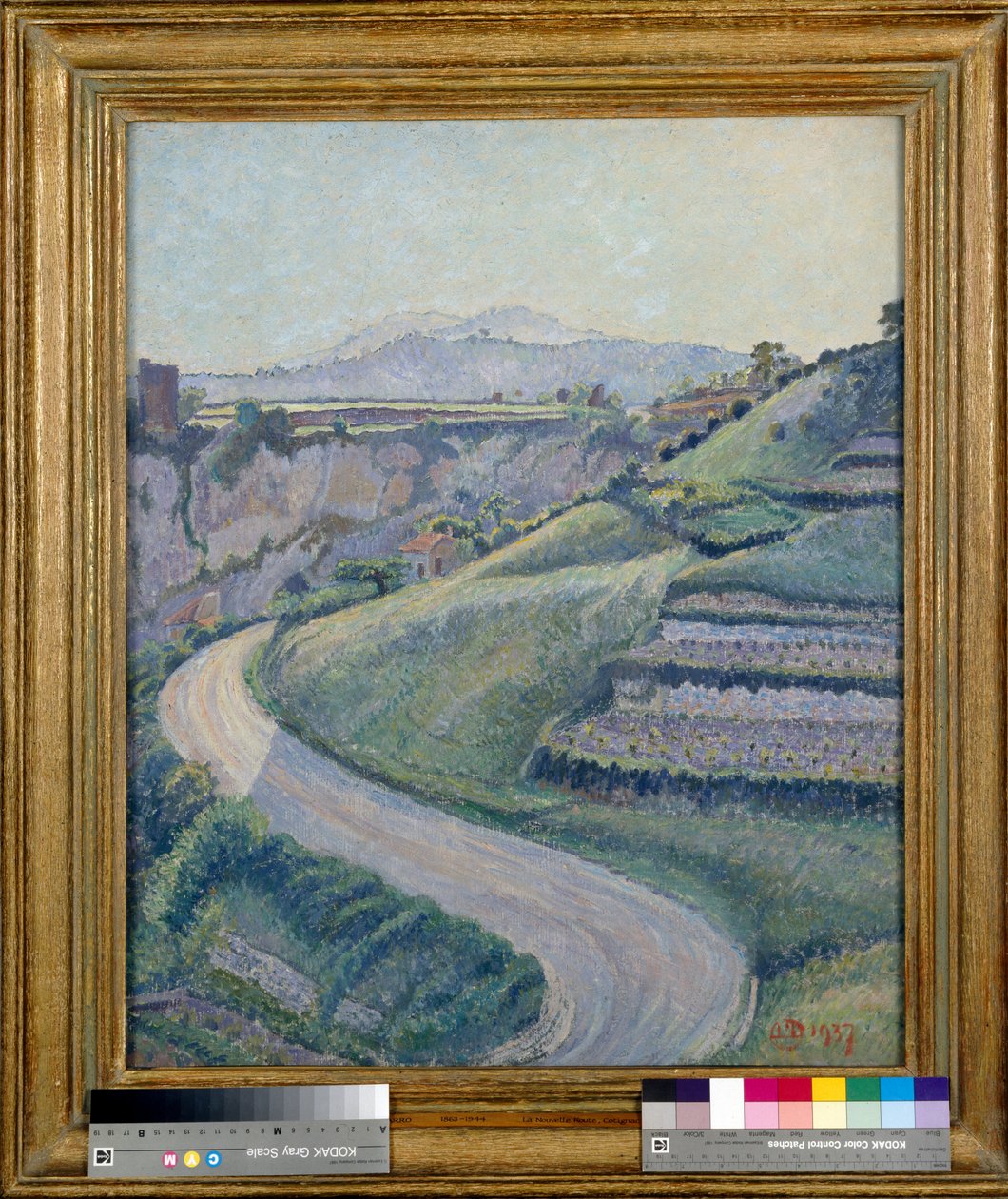 Nová cesta, Cotignac od Lucien Pissarro