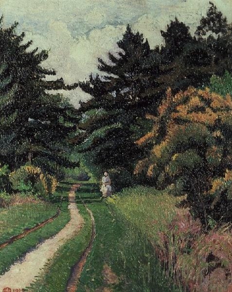 Pinewood v Chipperfield Common od Lucien Pissarro