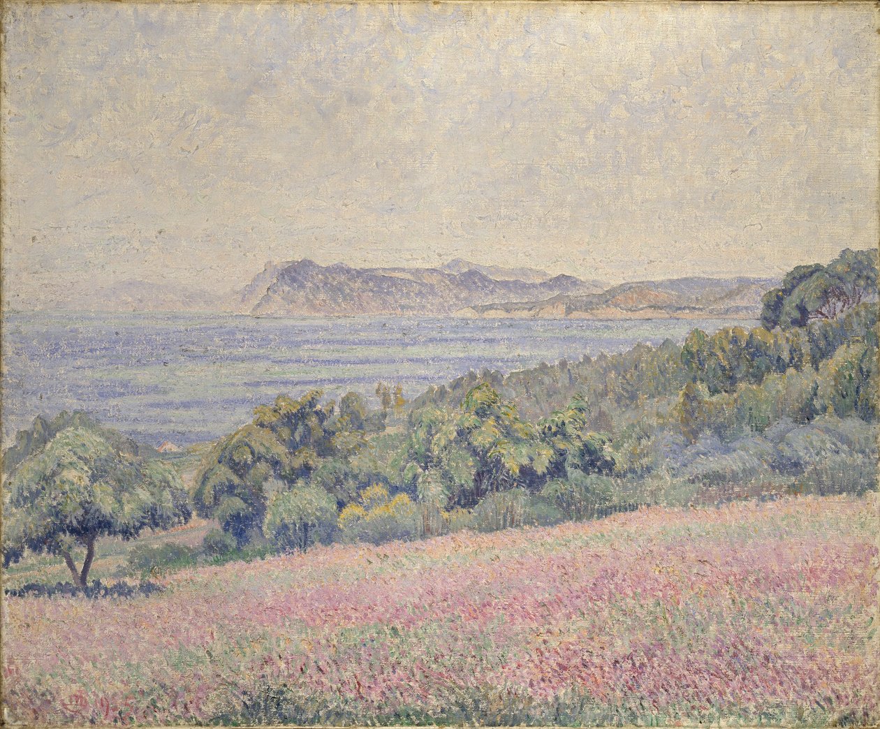 Bodláky, Le Brusq, 1925 od Lucien Pissarro