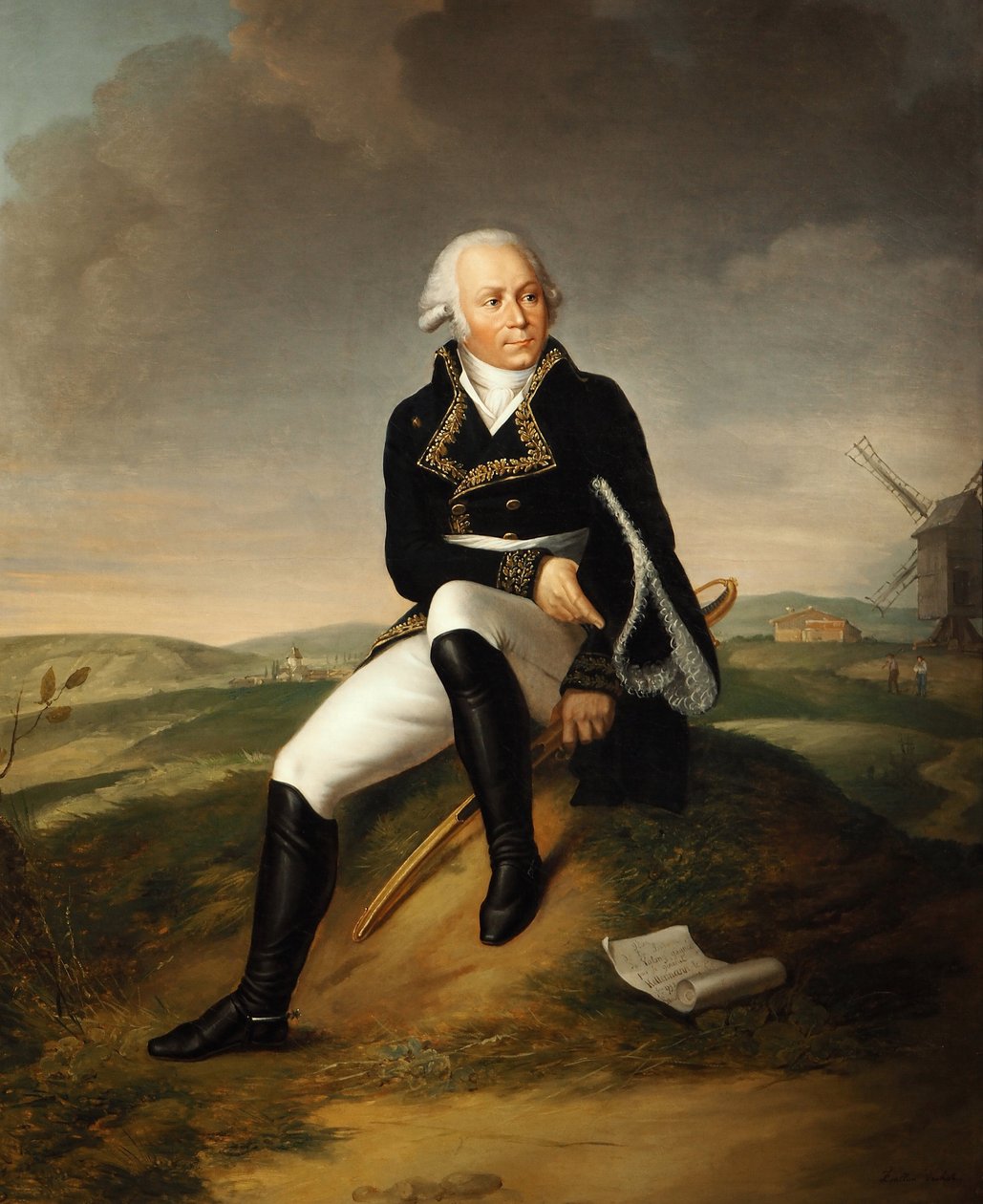 Portrét Francoise Christophe Kellermana 1735-1820 (olej na plátně) od Lucile Fouillon Vachot