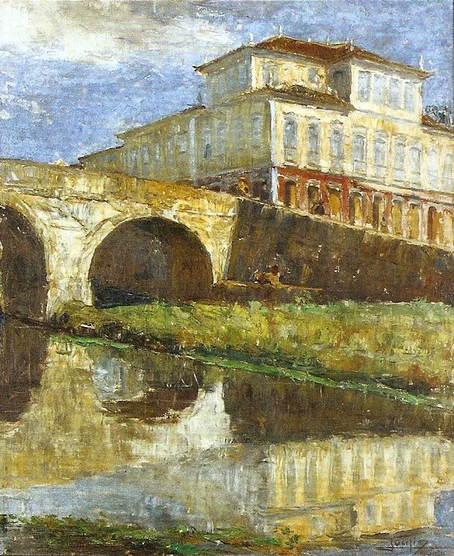 Pohled na Sao Joao del-Rey od Lucilio de Albuquerque