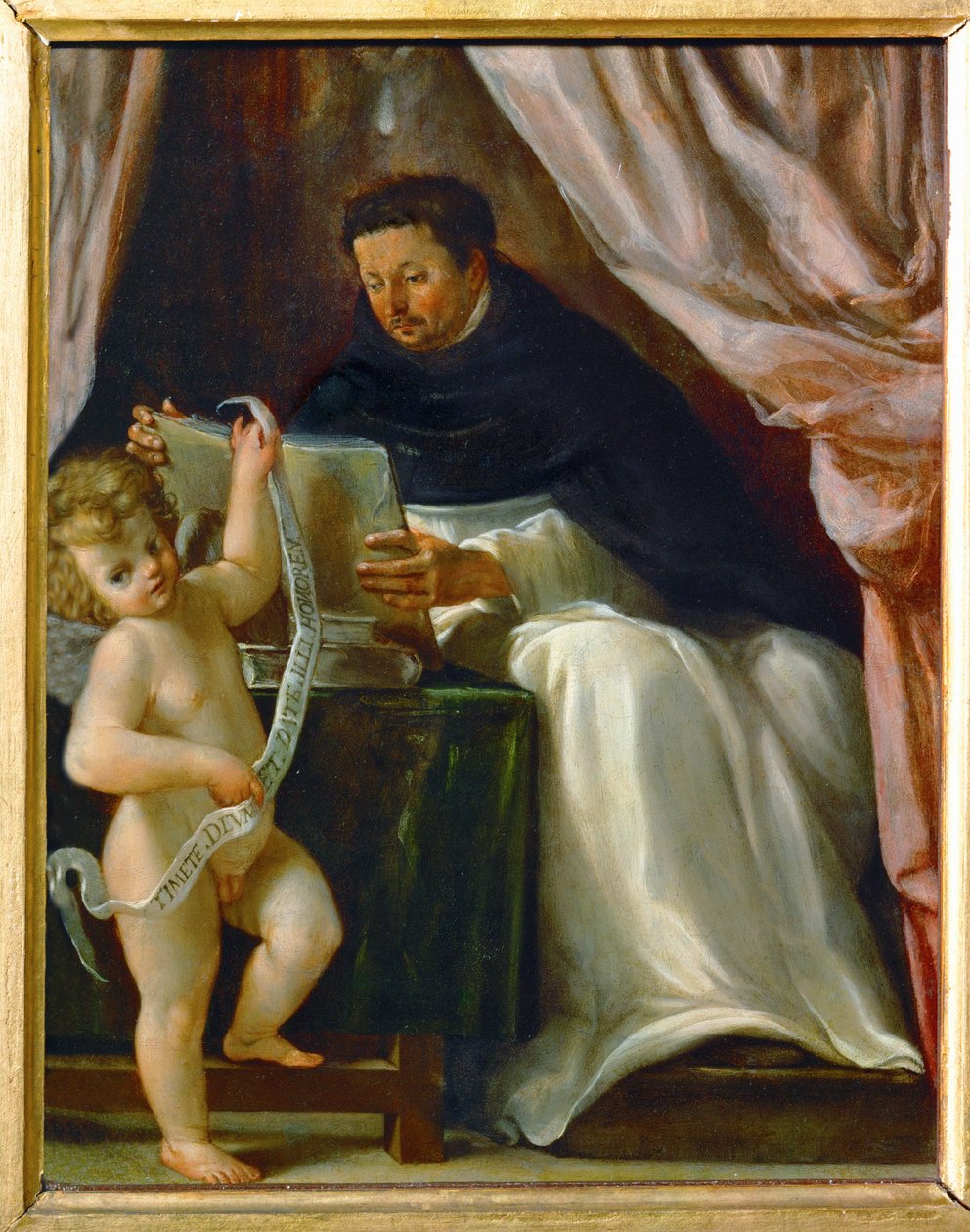 Dominikán svatý Vincent Ferrer a anděl... od Lucio massari