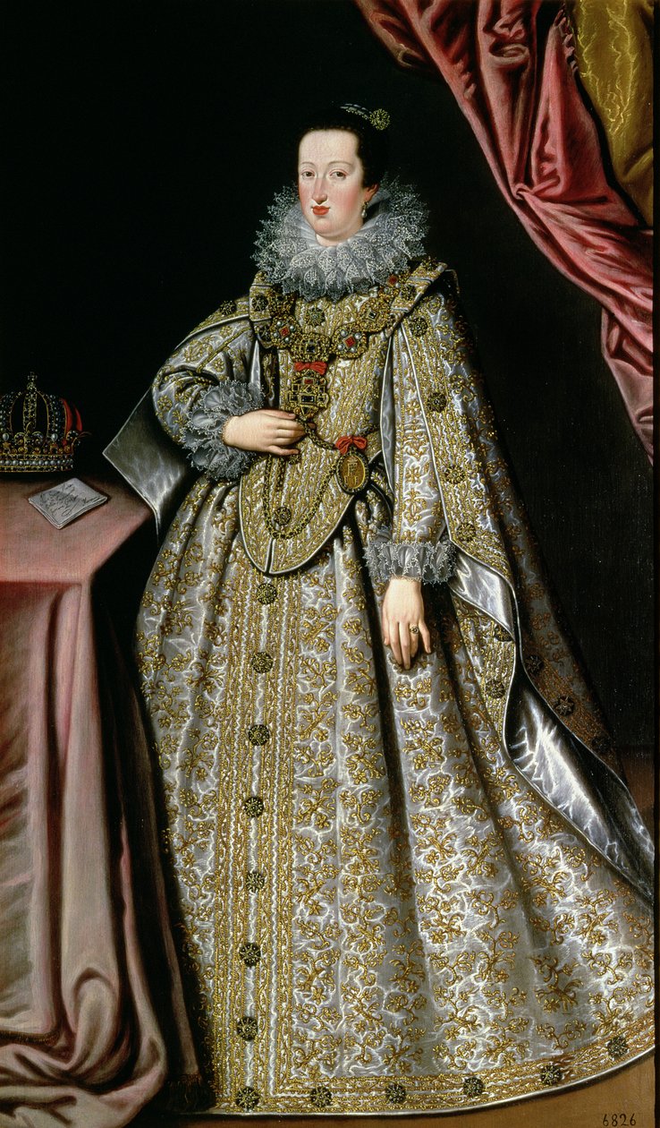 Eleanor Gonzaga (1598-1655), manželka Ferdinanda II. (1578-1637), císař Svaté říše římské, počátek 17. od Lucrina Fetti