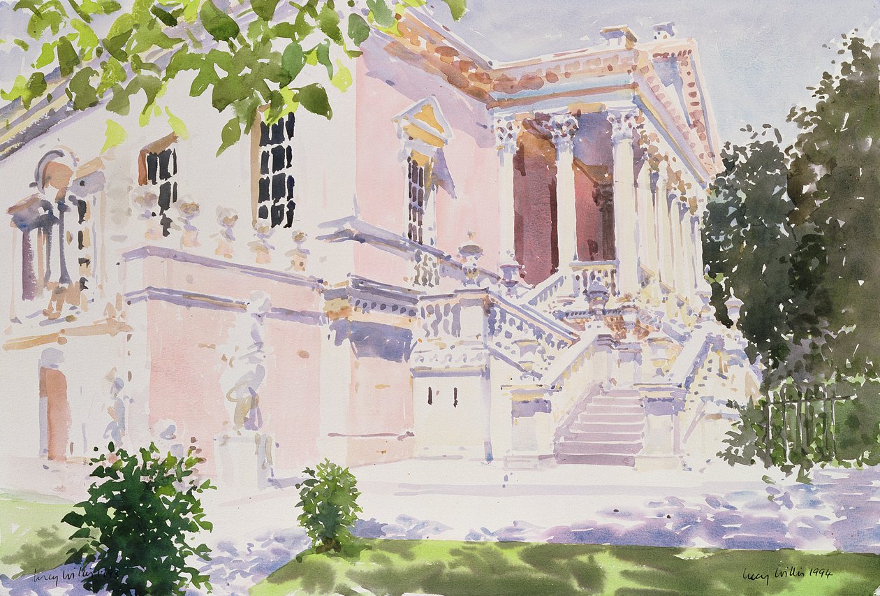 Chiswick House, 1994 (wc na papíře) od Lucy Willis