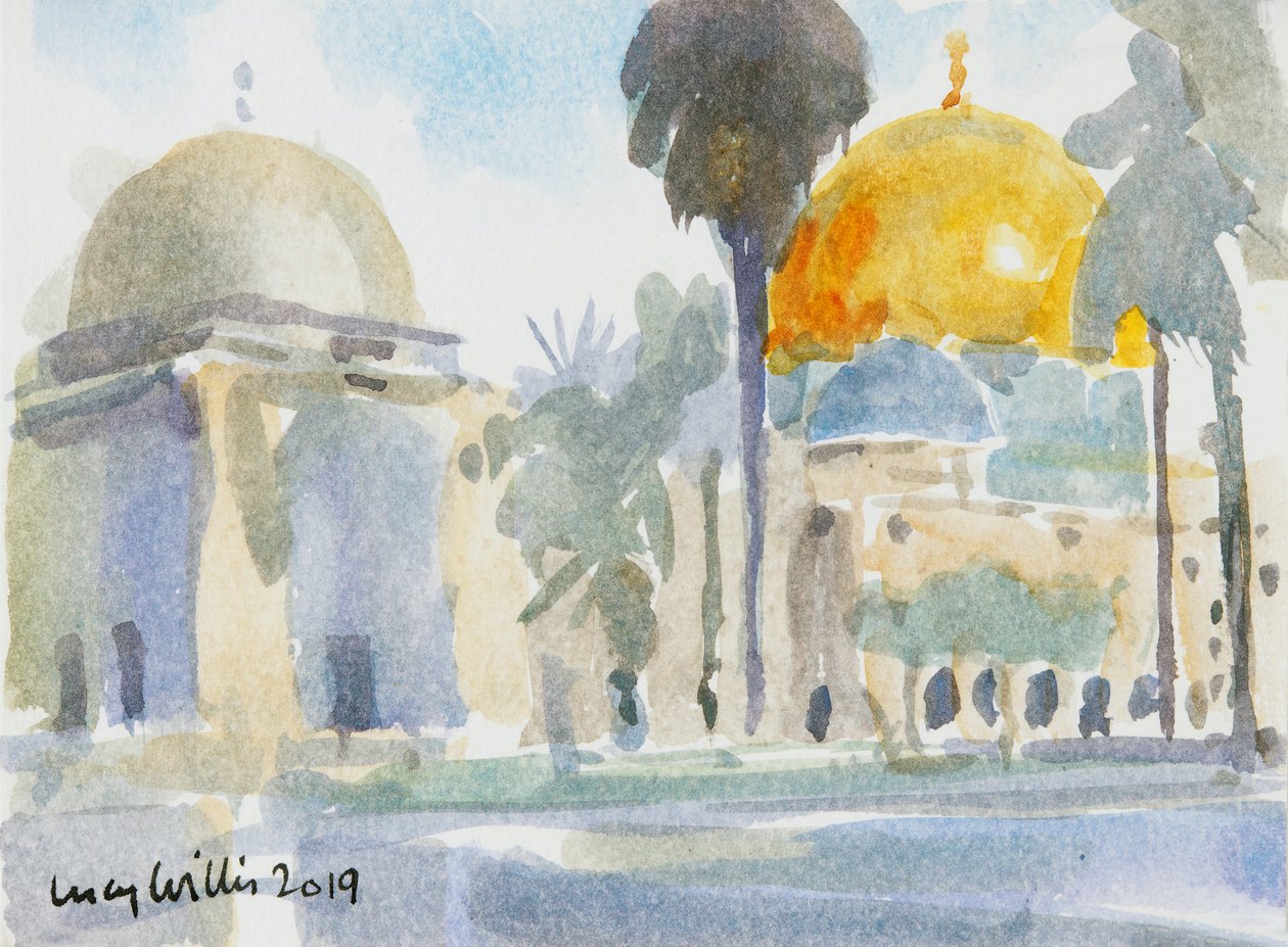 The Golden Dome, Jeruzalém, 2019 (bez papíru) od Lucy Willis