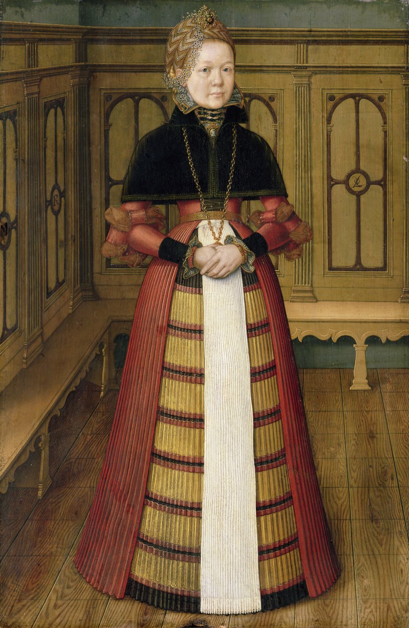 Portrét Mette (Mathildis) von Munchhausen od Ludger Tom the Younger Ring