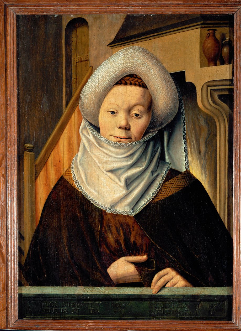 Sibyla z Delf - ze série 15 sibyl a pohanských proroků z münsterské katedrály v Německu ... od Ludger Tom the Younger Ring