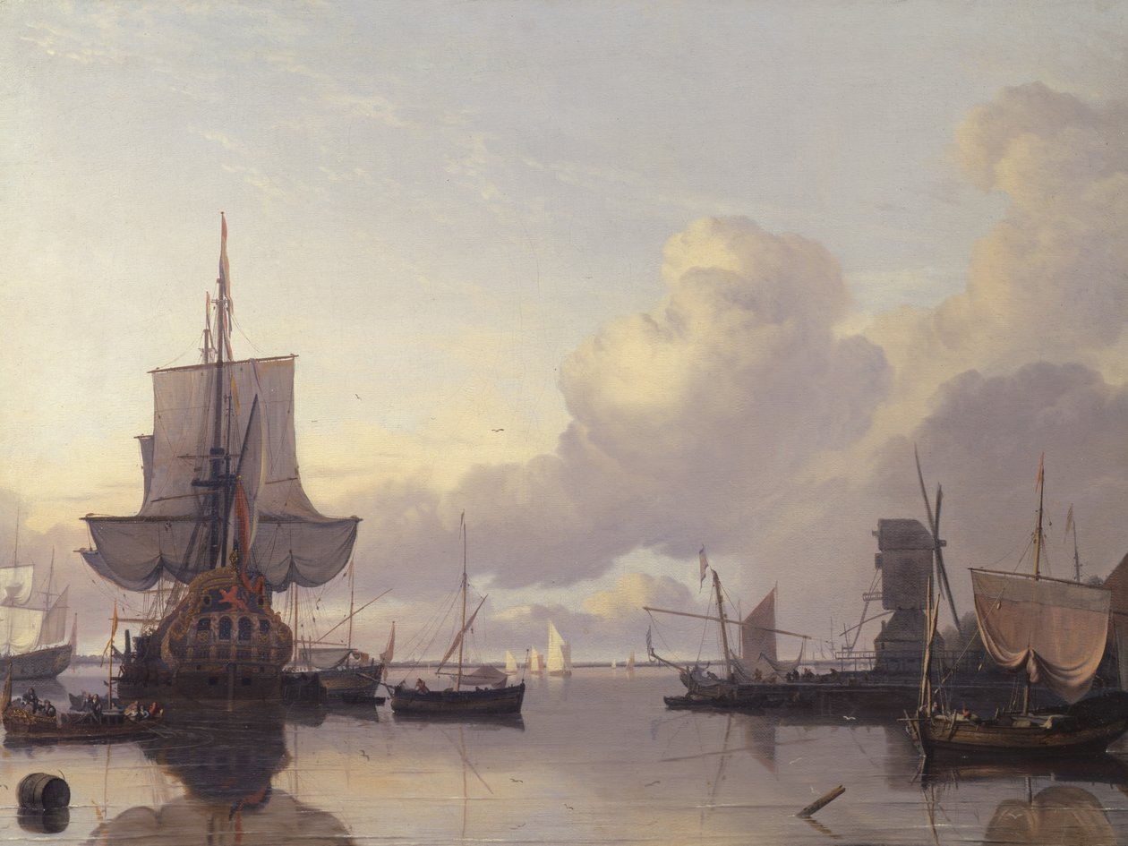 Přístav od Ludolf Backhuysen