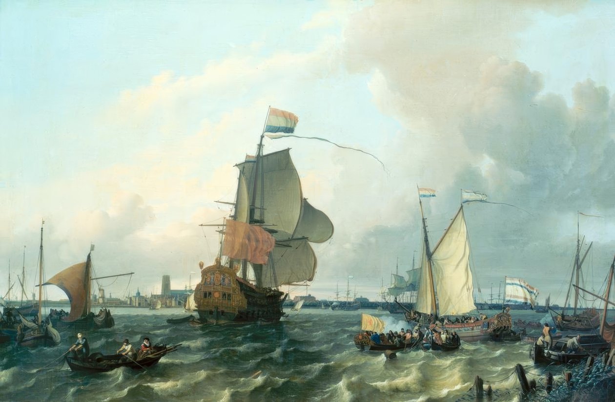 brielle od Ludolf Backhuysen