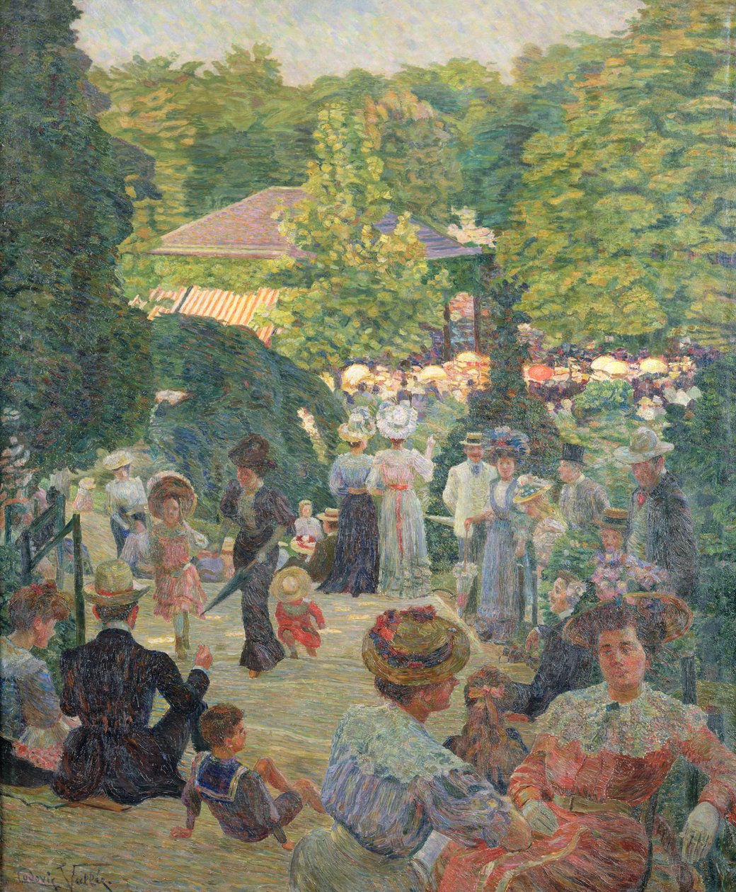Le Parc de Montsouris, Pohled směrem k pódiu od Ludovic Vallee