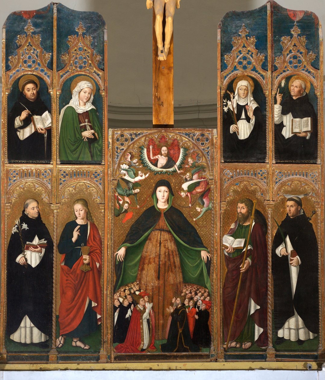 Polyptych Panny Marie Milosrdné od Ludovico Brea