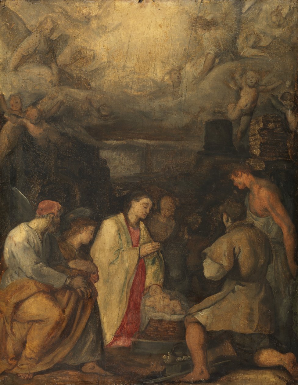 Klanění pastýřů, kolem 1602 od Ludovico Cardi Cigoli
