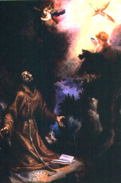 Svatý František přijímající Stigmata od Ludovico Cardi Cigoli
