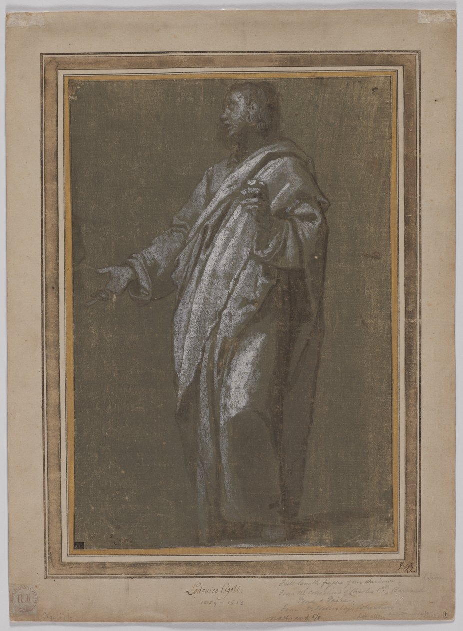 Stojící mužská postava od Ludovico Cardi Cigoli