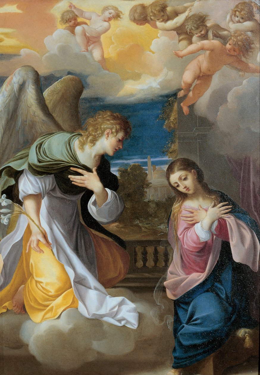 Zvěstování od Ludovico Carracci
