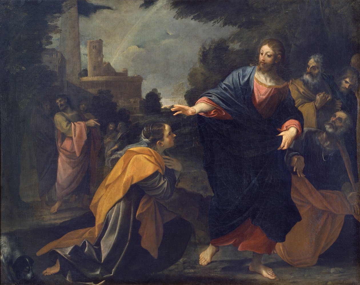 Kristus a kananejská žena od Ludovico Carracci