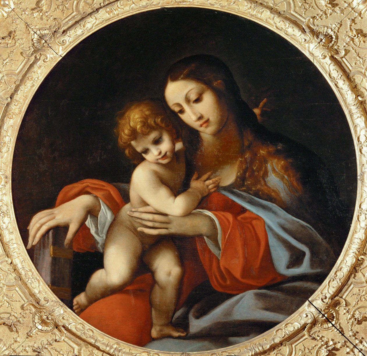 Madona s dítětem. Tondo, ... od Ludovico Carracci