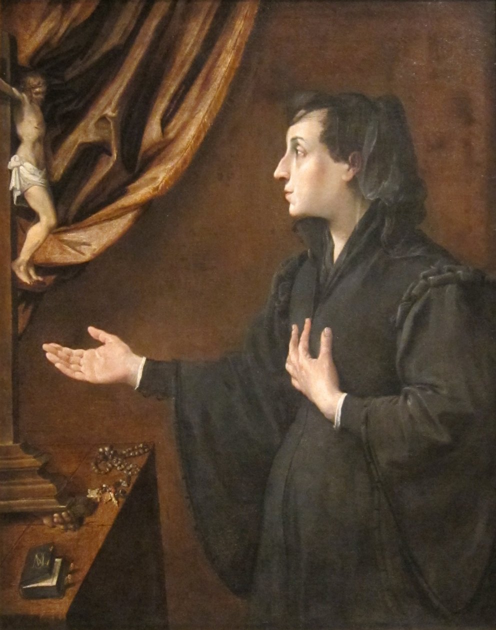 Portrét vdovy od Ludovico Carracci