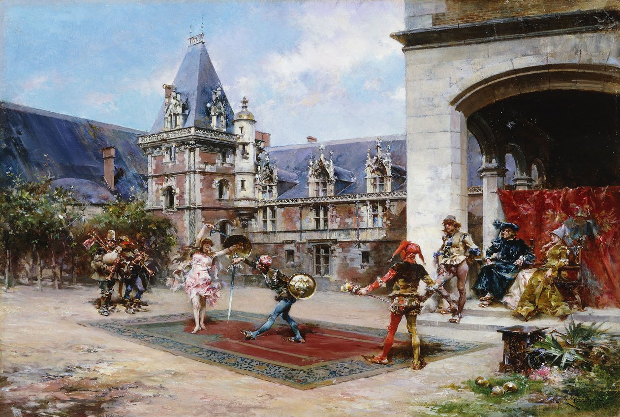 Komický souboj, 1885 od Ludovico Marchetti