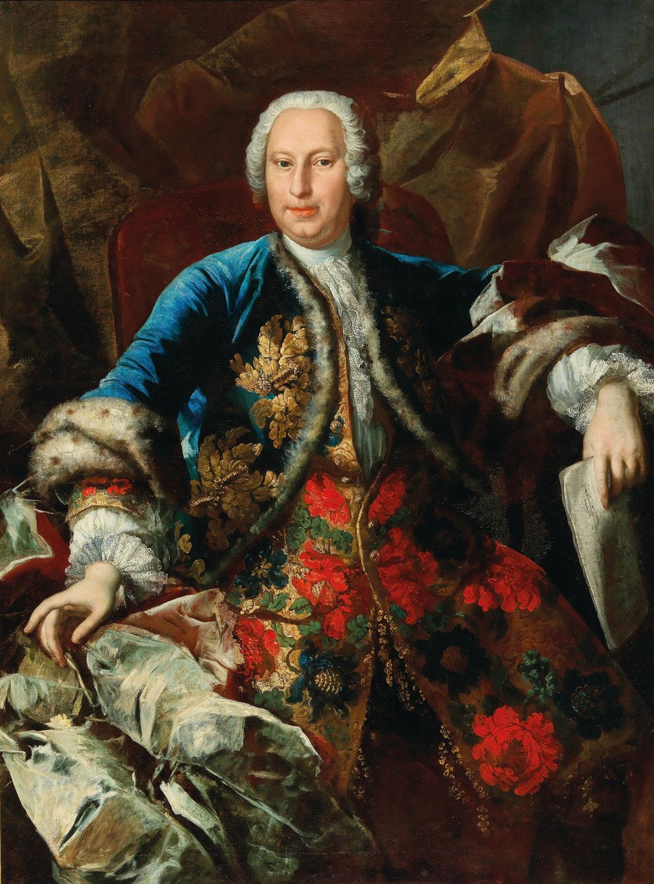 Portrét skladatele Pietra Torriho ca. 1650-1737, asi 1735. od Ludovico Stern