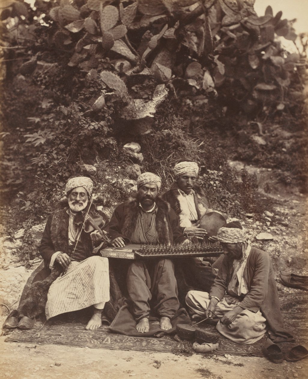 Arabští hudebníci, 1864. od Ludovico Wolfgang Hart