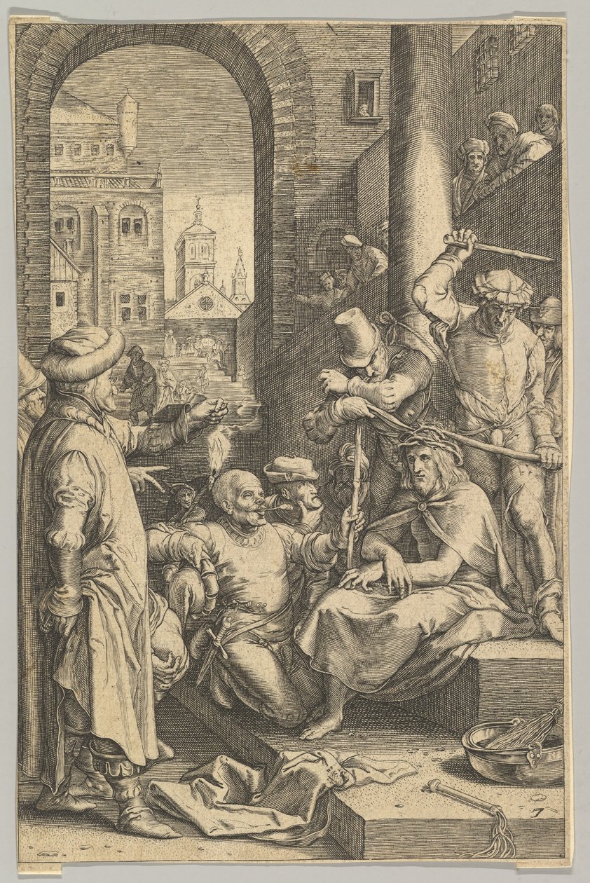 Korunování trním, z Umučení Krista, ca. 1623. od Ludovicus Siceram