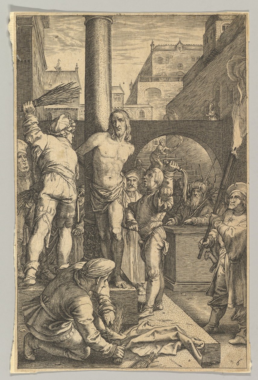 Bičování, z Umučení Krista, ca. 1623. od Ludovicus Siceram