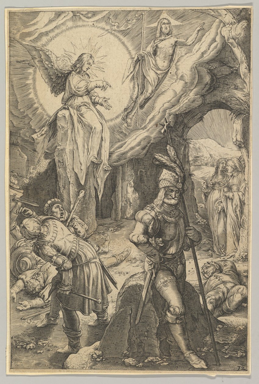 Vzkříšení, od Umučení Krista, ca. 1623. od Ludovicus Siceram