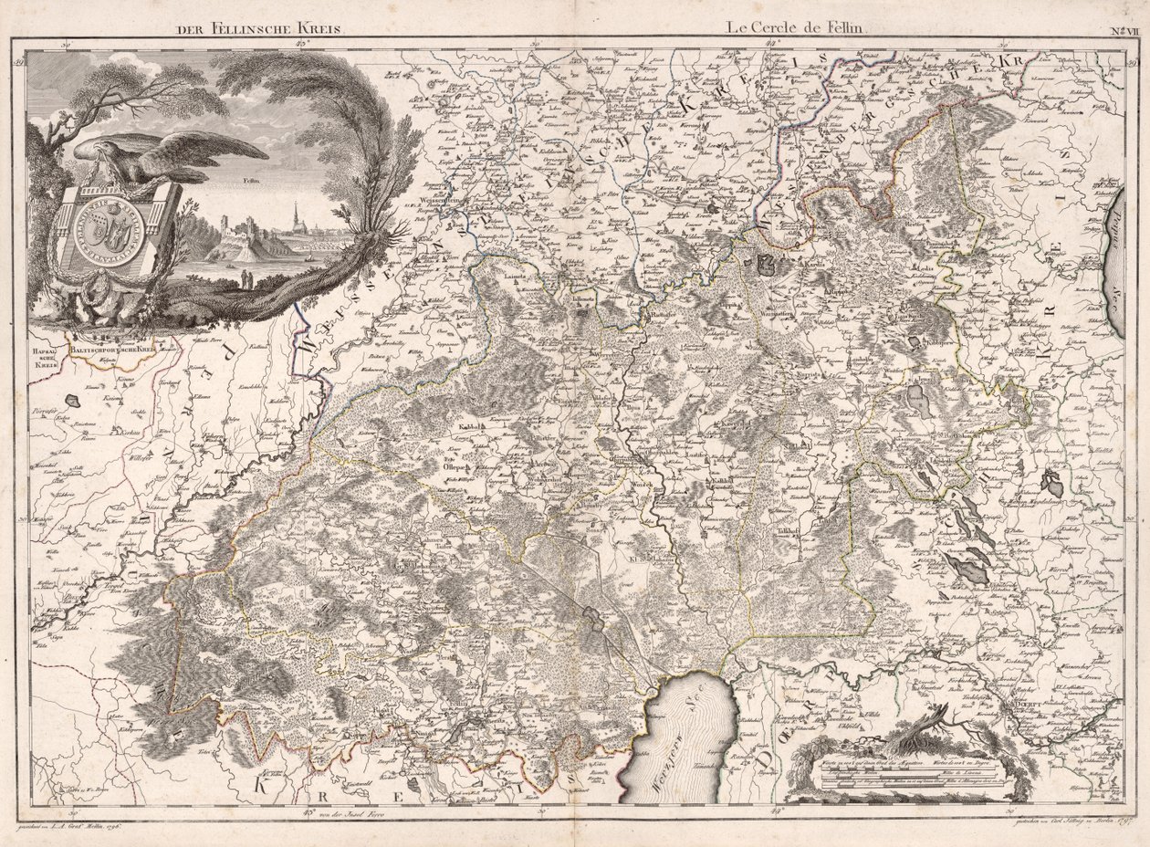 okres Fellin; Felllinův kruh od Ludvig August; Hartknoch Mellin