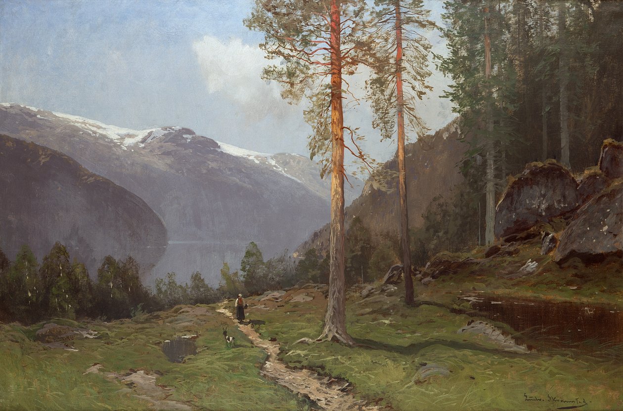 Krajina fjordu od Ludvig Skramstad