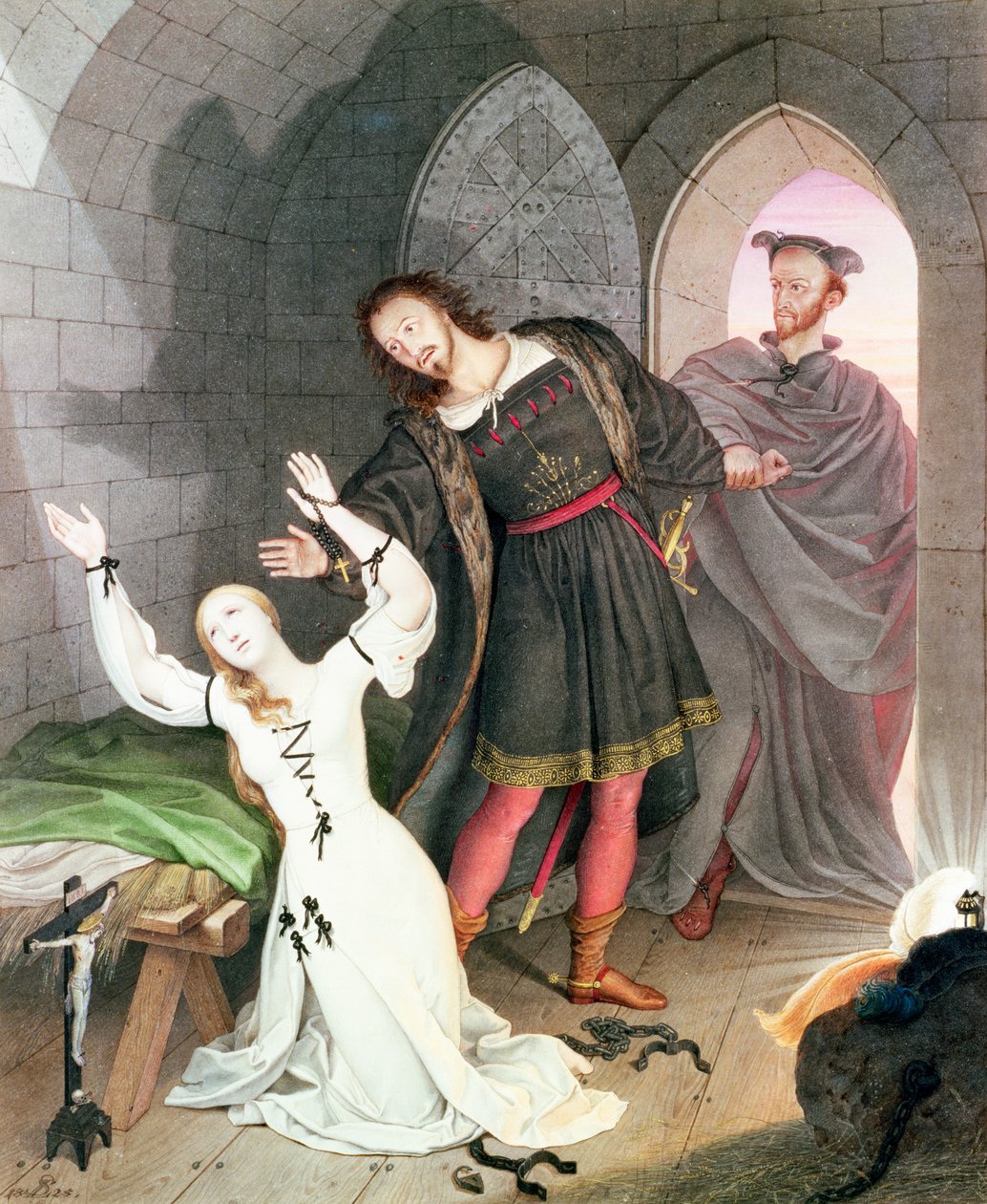 Faust, 1828 (inkoust a wc) od Ludwig Ferdinand Schnorr von Carolsfeld
