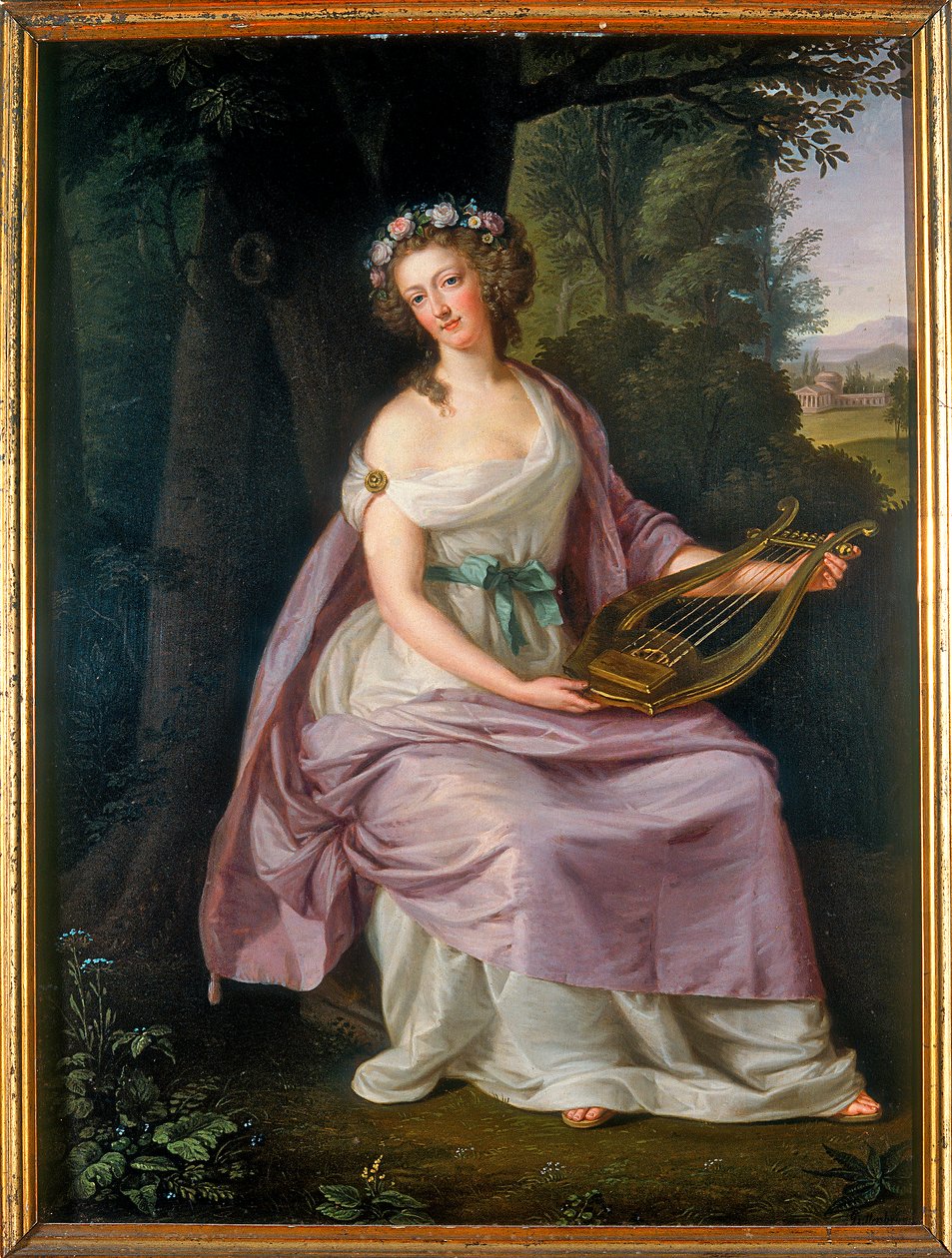 Portrét francouzské královny Marie Antoinetty od Ludwig Guttenbrunn
