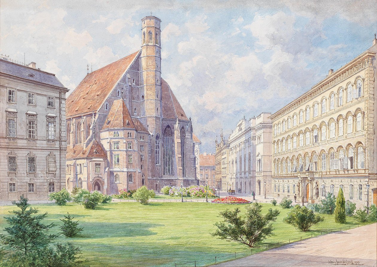 Die Minoritenkirche in Wien Angličtina: Církev menšin ve Vídni od Ludwig Hans Fischer