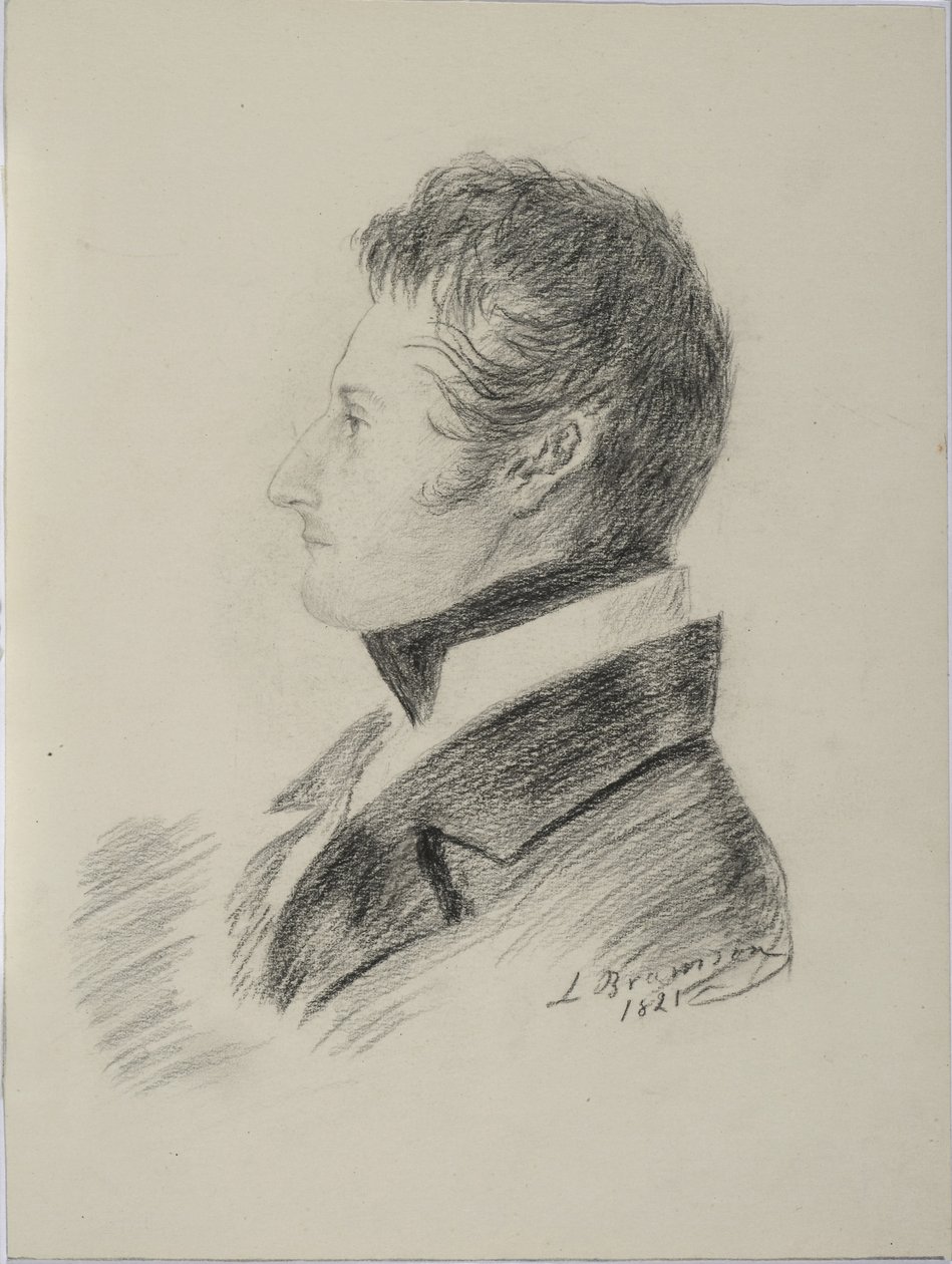 Portrét hraběte Matvey Yuryevich Vilyegorsky 1794-1866, 1821 od Ludwig Bramson