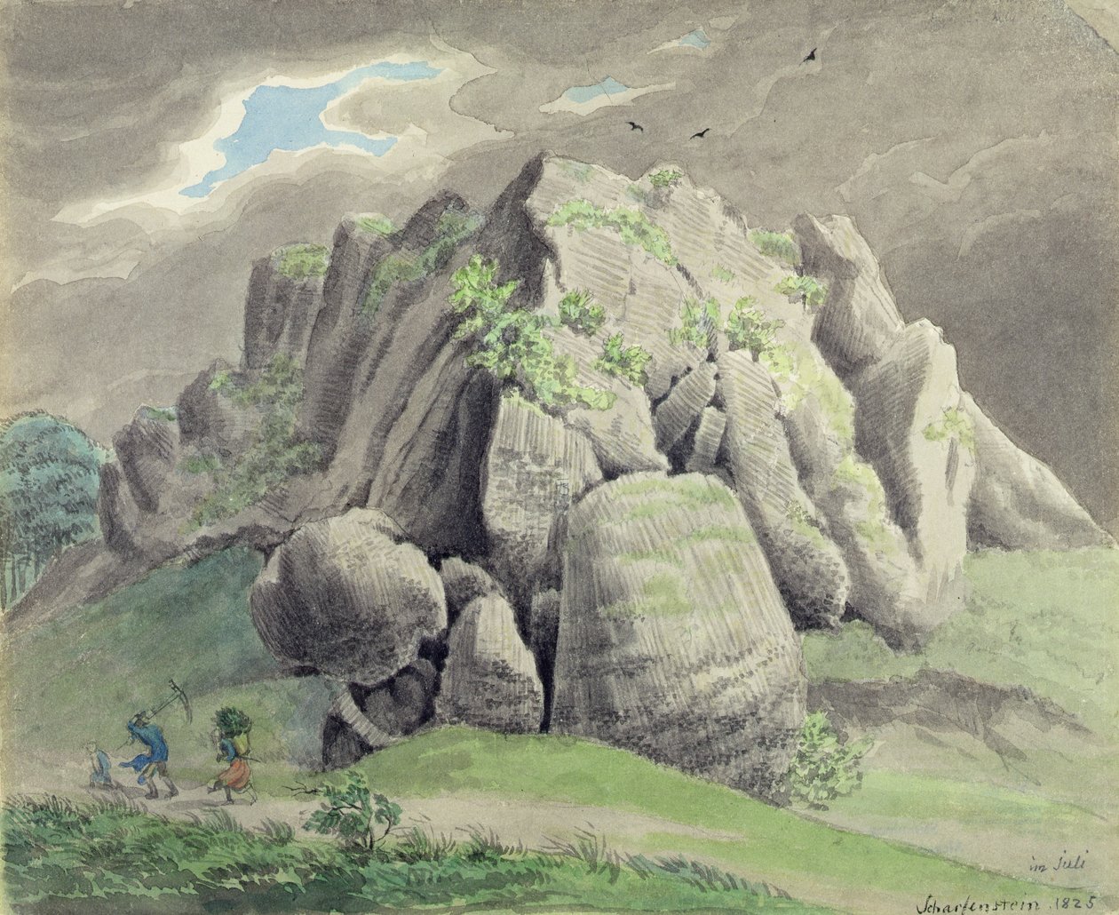 Scharfenstein u Gudensbergu od Ludwig Emil Grimm