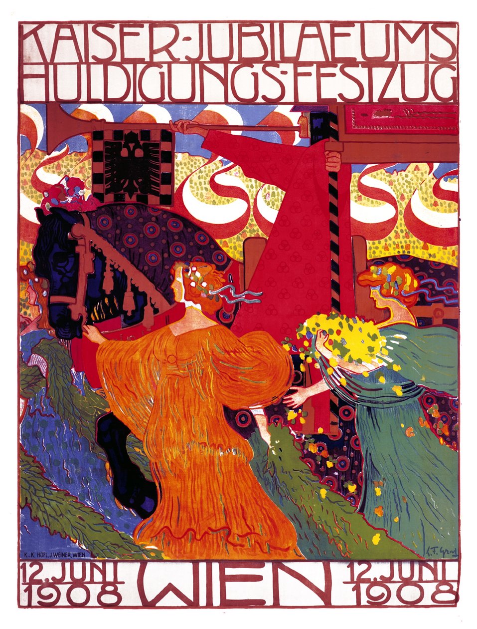 Kaiser Jubilee Homage Festival od Ludwig Ferdinand Graf