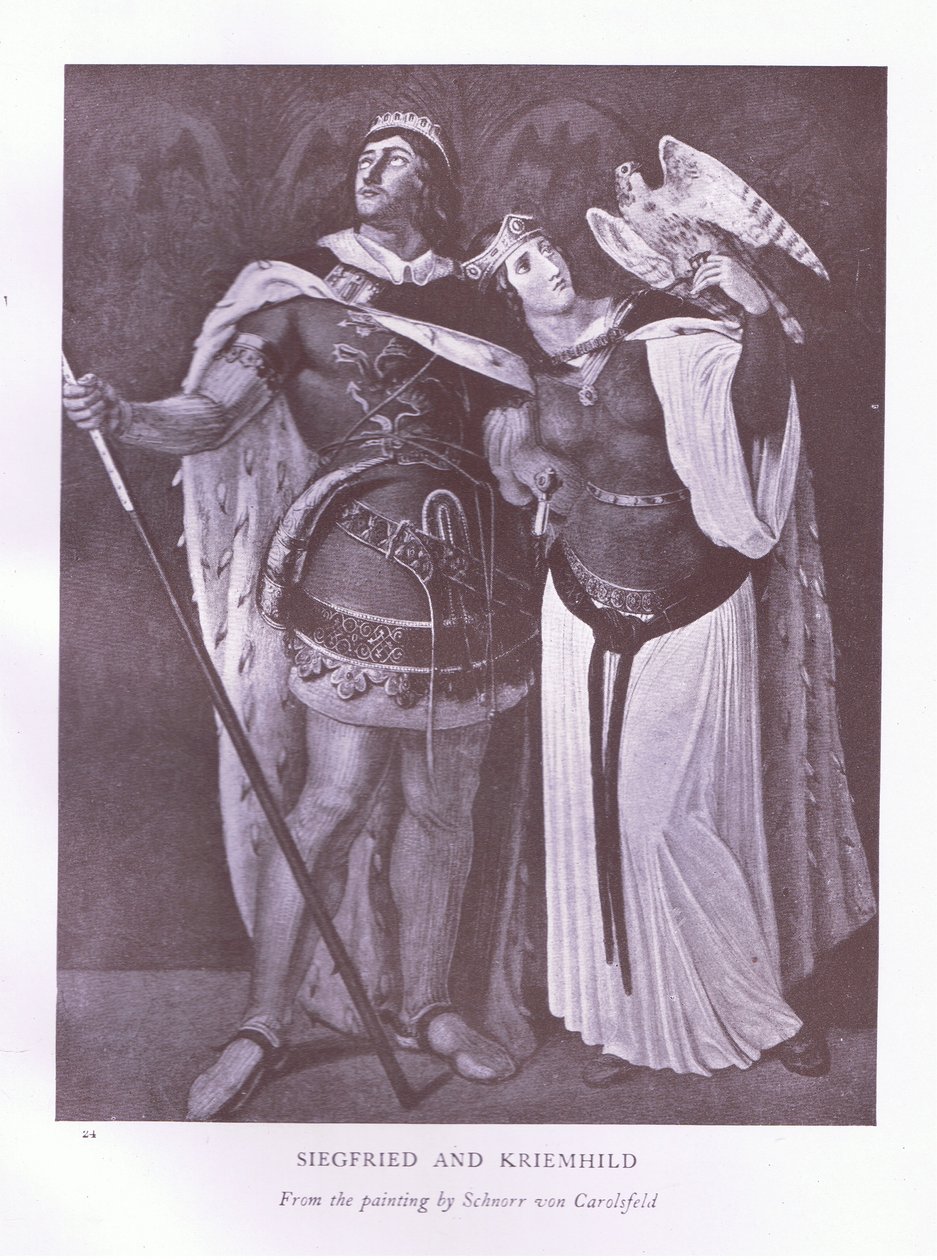 Siegfried a Kriemhild, 20. léta 20. století od Ludwig Ferdinand Schnorr von Carolsfeld