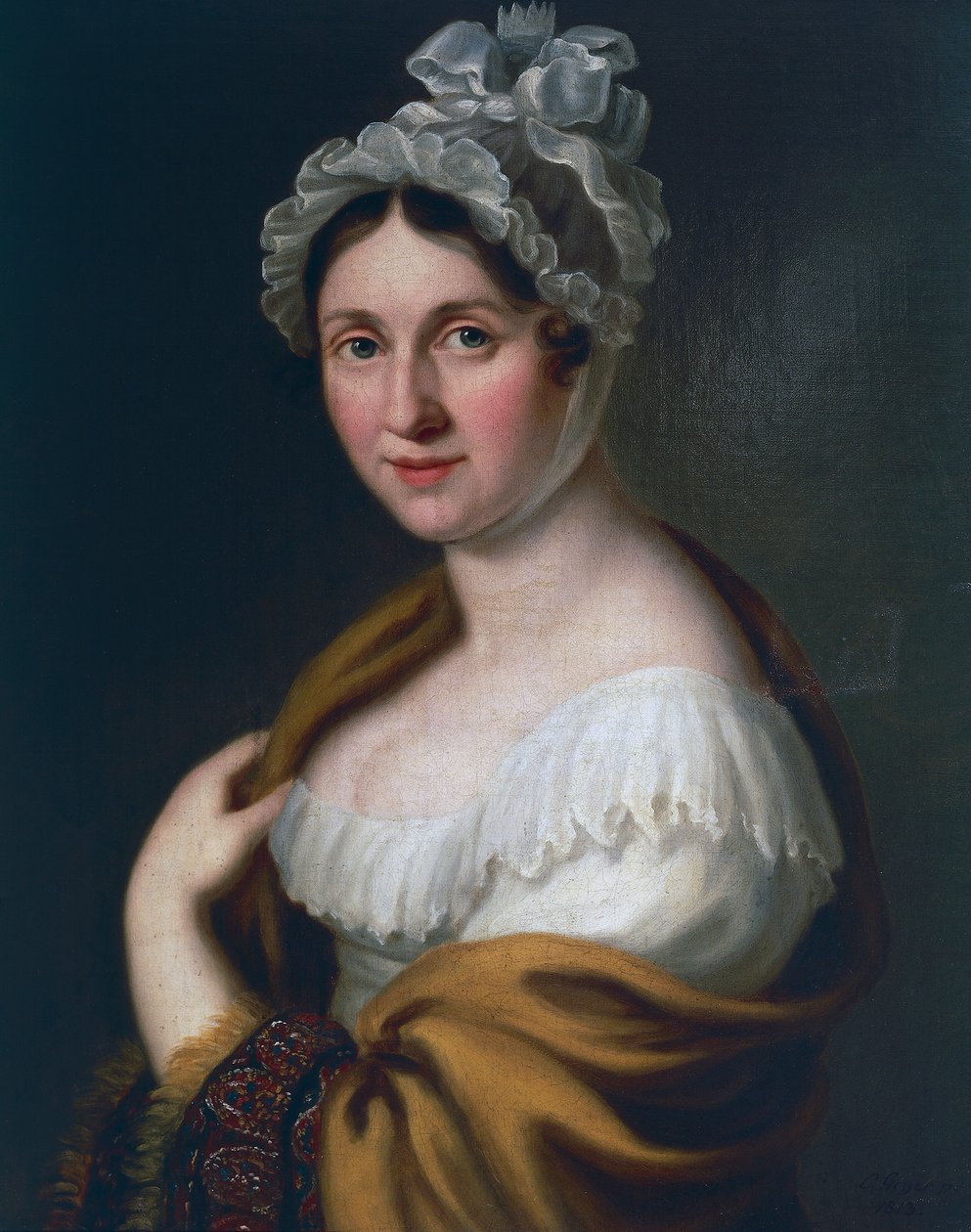 Portrét Johanny Rosine Wagnerové, rozené Patz (1774-1848), matky Richarda Wagnera, Malba Ludwiga Geyera (1779-1821) od Ludwig Geyer